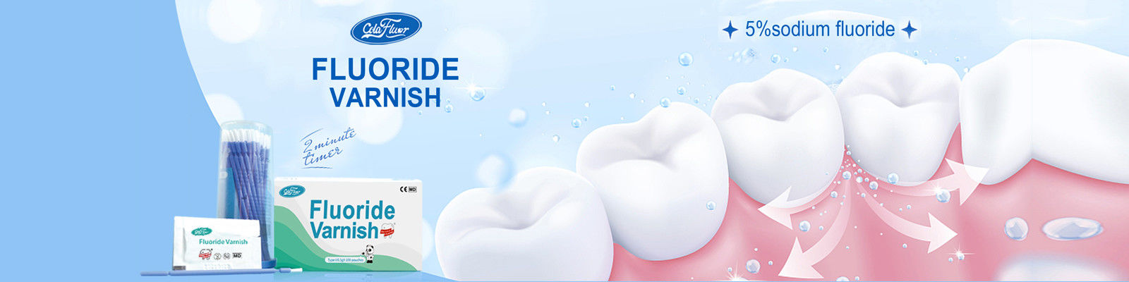 De Vernis van het natriumfluoride