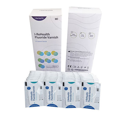 de het Fluoridevernis van 0.5g 22600ppm voor verhindert Volwassenen Tandbederf en vermindert Gevoeligheid