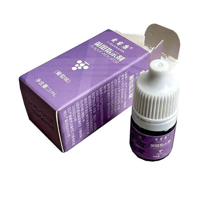 3mL 2 het Vloeibare onthult Bevlekken van Tone Purple Red Plaque Indicator Oplossing