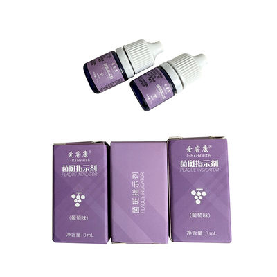 Druivenaroma Twee Indicator van de Kleuren de Tandplaque aan Slot in plaats van Plaque 3mL/Bottle