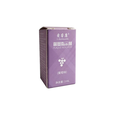 3ml druivenaroma Twee Kleur die Plaqueindicator voor Tand verven