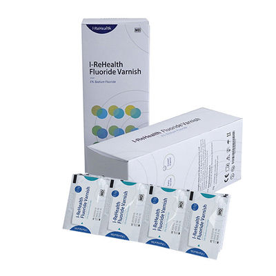 van het het Natriumfluoride van 0.5g 5% de Vernis 100pouches/Box voor Orthodontische Demineralisatie